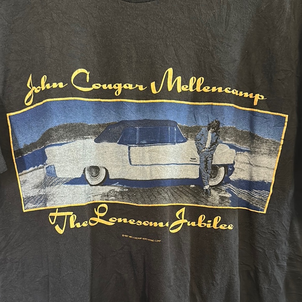 Vintage 1987 John Cougar Mellencamp The Lonesome Jubilee